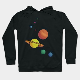 Home and the Solar system Hoodie